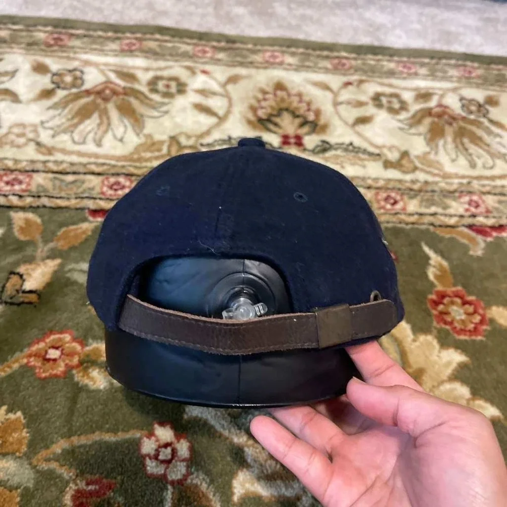 Legacy Baseball Hall of Fame 1939 Navy Blue Wool Blend Strapback Hat VW-2009‎